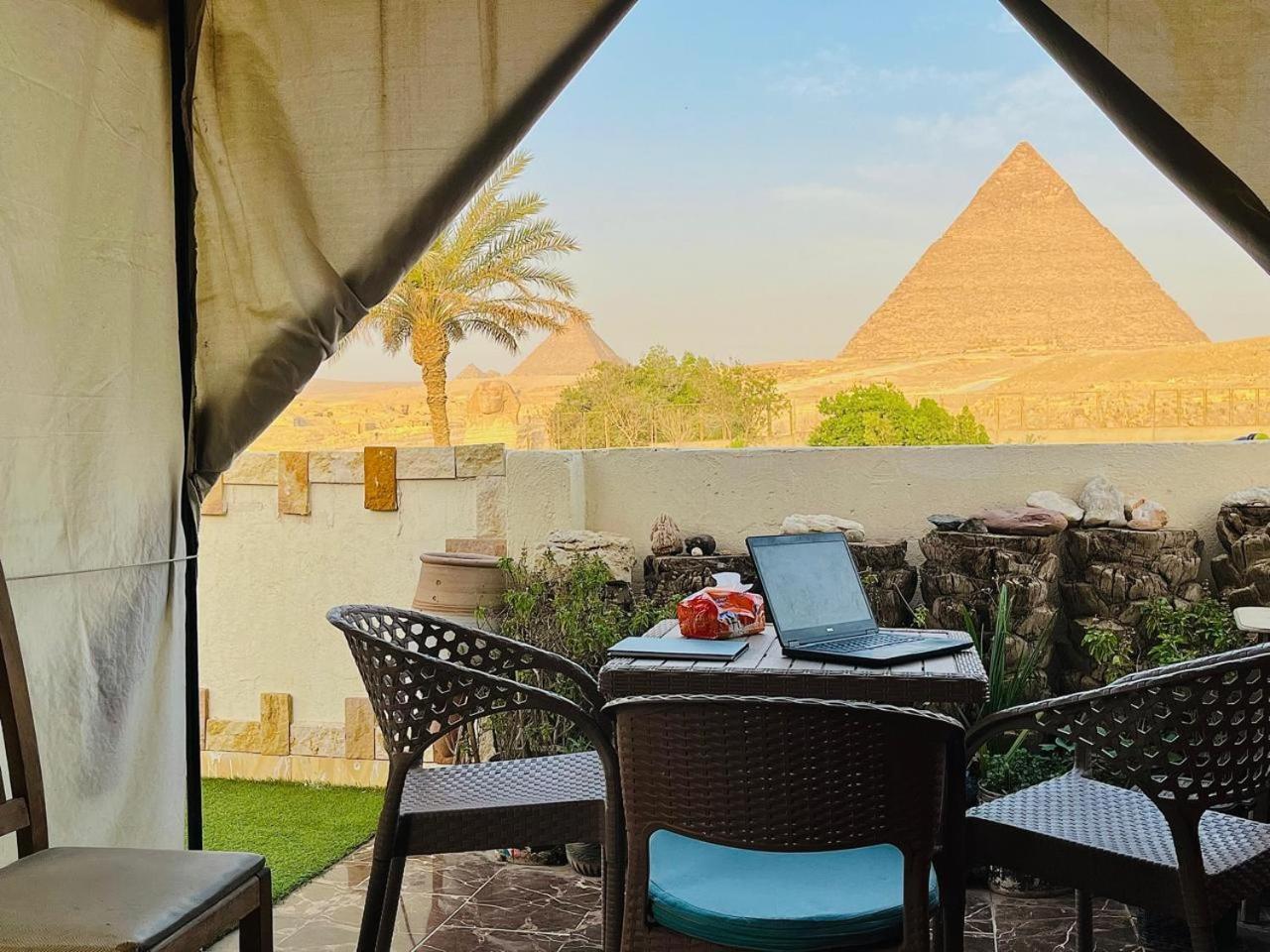 Kemet Pyramids Room View Cairo Exterior foto