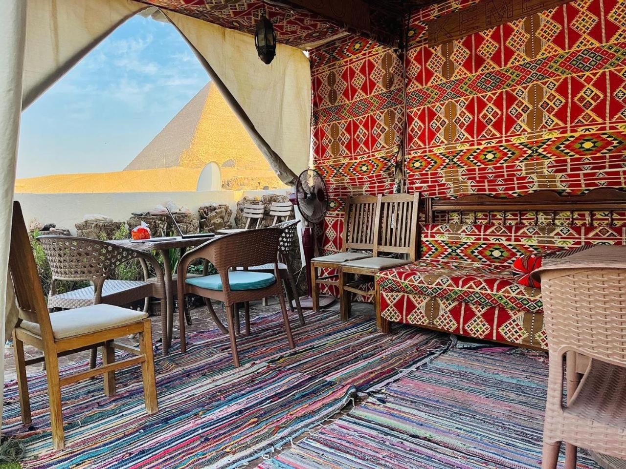Kemet Pyramids Room View Cairo Exterior foto