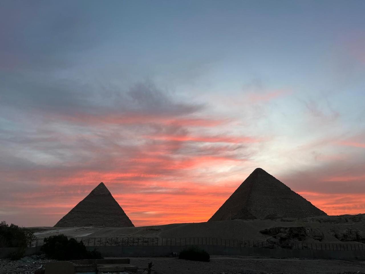 Kemet Pyramids Room View Cairo Exterior foto