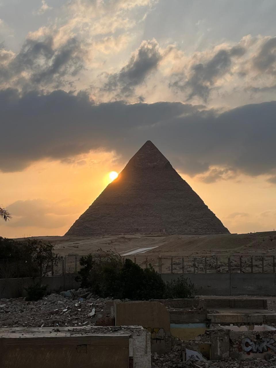 Kemet Pyramids Room View Cairo Exterior foto