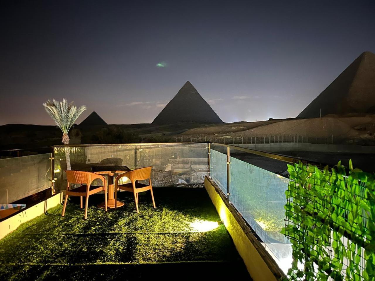 Kemet Pyramids Room View Cairo Exterior foto
