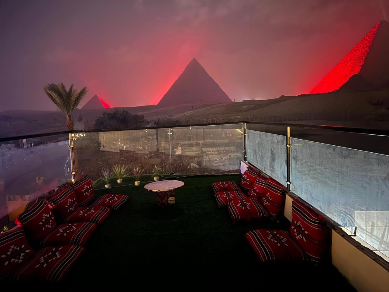 Kemet Pyramids Room View Cairo Exterior foto