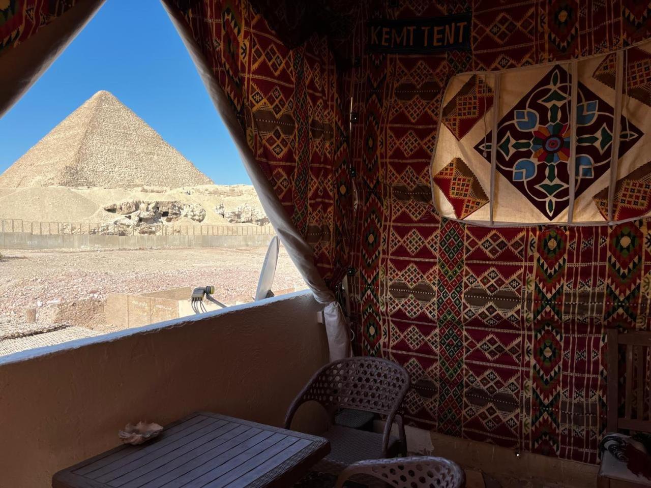 Kemet Pyramids Room View Cairo Exterior foto