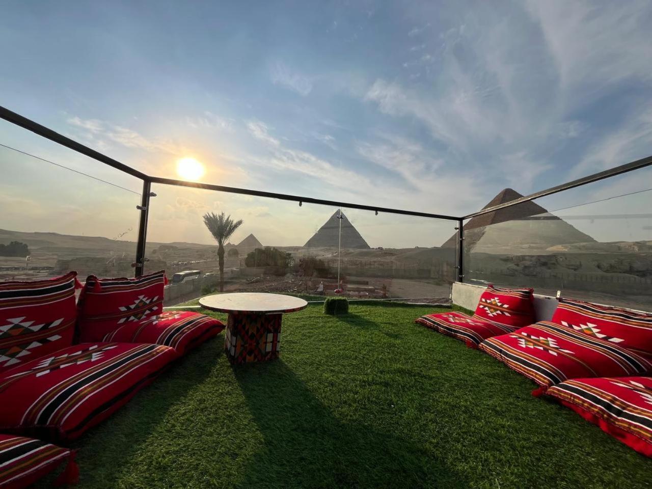 Kemet Pyramids Room View Cairo Exterior foto