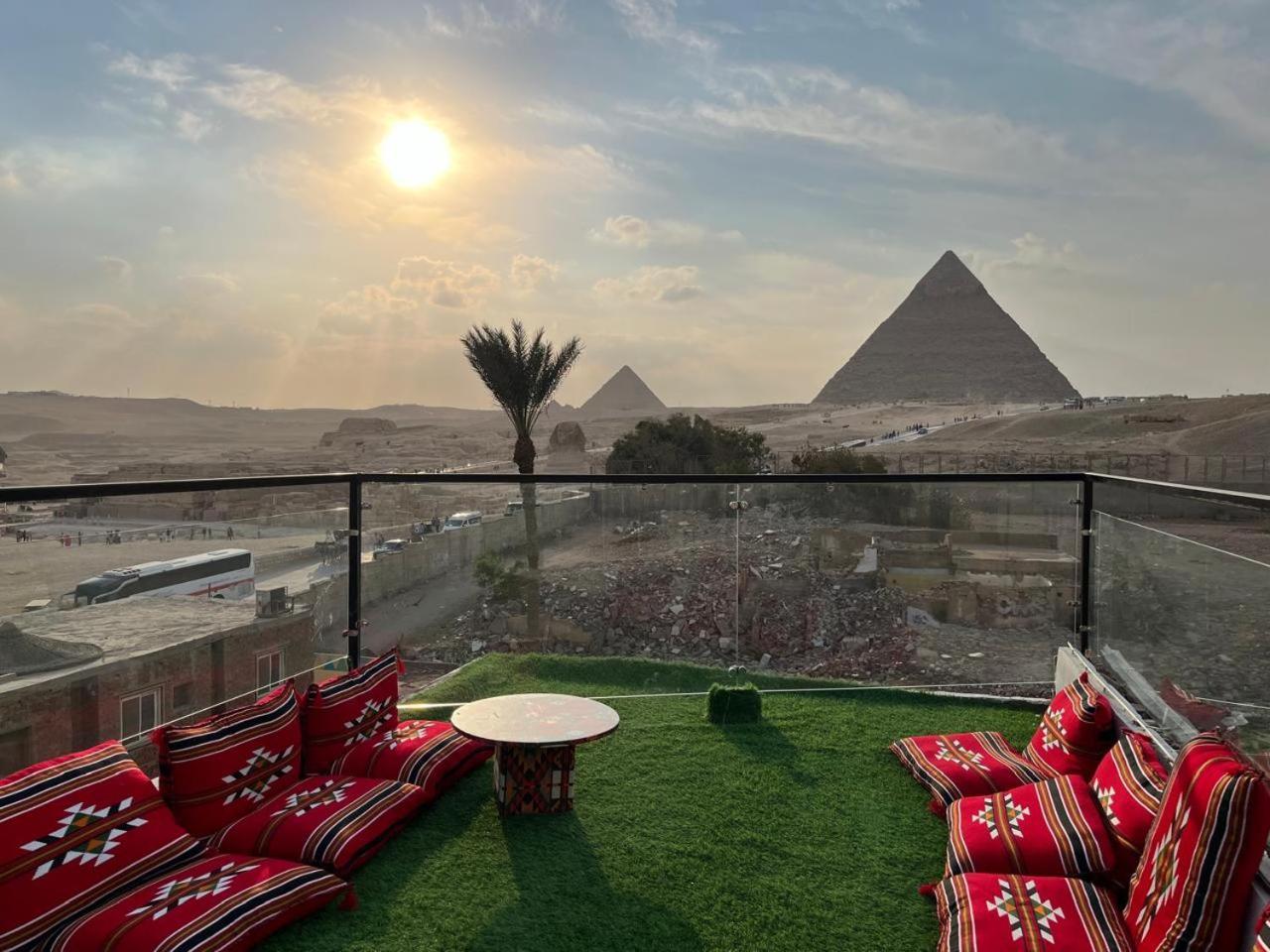 Kemet Pyramids Room View Cairo Exterior foto